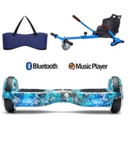 Citymate Elektrikli Kaykay Hoverboard Akıllı Denge 6.5 Inch + HoverKart + Çanta EXTREM PAKET D20