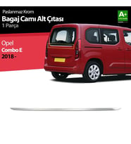 Opel Combo Uyumlu E Krom Bagaj Camı Alt Çıtası 2018 Ve Üzeri