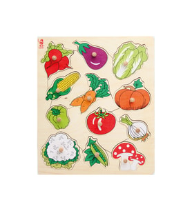 Sebzeler Ahşap Puzzle