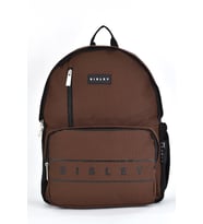 Sisley Okul Sırt Çantası Unisex Çok Gözlü Günlük Seyahat Sırt Çantası Kahverengi 12918