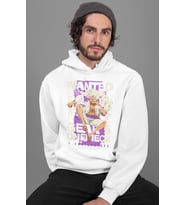 Wanted Monkey D. Luffy Gear 5 Baskılı Unisex Oversize One Piece Anime Hoodie