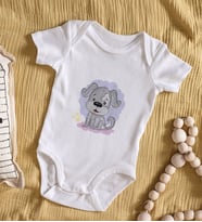 BK Kids Sevimli Köpek Tasarımlı Bebek Body Zıbın - Model 1
