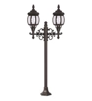 AVONNI BSU-68208-2BSY-M2 Siyah Boyalı Dış Mekan Aydınlatma E27 Aluminyum ABS Polikarbon Cam 55x18cm