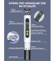 Su Arıtma Cihazı TDS Metre PPM ve Su Sertliği Ölçer
