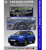 TOYOTA RAV4 XA40 (2013-2018) Torpido Örtüsü Panel Halısı Torpido Koruma Tam Uyum UV Koruma Kaymaz