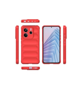 Xiaomi Redmi Note 14 4g Kılıf Optimum Silikon - Kırmızı