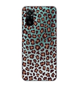 Redmi Note 10/Note 10S Uyumlu Leopar Desenli Şeffaf Telefon Kılıfı