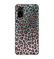 Redmi Note 10/Note 10S Uyumlu Leopar Desenli Şeffaf Telefon Kılıfı