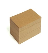 50 Adet Kraft Baskısız Boş Kart - Kartvizit - Not Kartı - Hediye Notu -Boş Kraft Kağıt (0,07 KG)