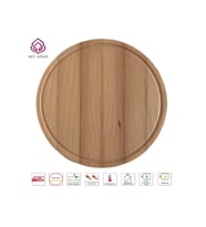 Kayın Masif Ahşap Kesme Ve Sunum Tahtası 714q