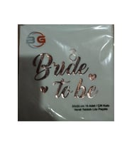 Peçete Pembe Bride To Be Rose Gold 16'lı