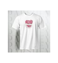 Love Try Baskılı Unisex Yarım Kollu Bisiklet Yaka %100 Pamuk Oversize T-shirt (Beyaz)