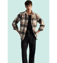 Kadın Unisex Kareli Oduncu Gömlek Ceket Regular Fit Uzun Kol Kışlık Yaz Aylarının Vazgeçilmezi