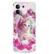 Vivo Y29 Kılıf Boutique Baskılı Resimli Güzel Kedi Pcode -037