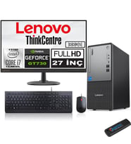 Lenovo Thinkcentre Neo 50T Gen5 Intel Core I7 13700 48GB Ddr5 1tb SSD 27 Inç Monitör Windows 11 Pro Nvidia GT730 7302712UB000LTRW18+ZETTA Flash Bellek