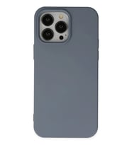 iPhone 14 Pro Kılıf Nano içi Kadife Silikon - Gri