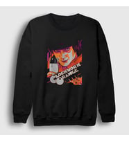 Presmono Unisex Siyah Alex Film Otomatik Portakal A Clockwork Orange Sweatshirt 241997tt