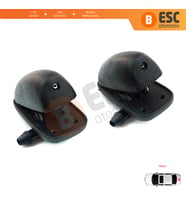 Renault R19 1988-2000 3/5-Kapı HB 7700793609 İçin 2 Adet Arka Cam Silecek Su Fıskiye Memesi