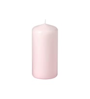 Blok mum, açık pembe, 14 cm, 40 saat