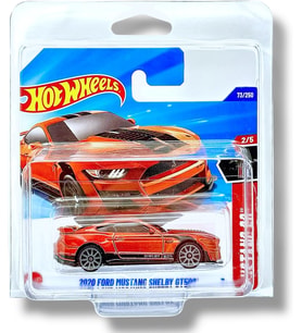 Hot Wheels - 2020 Ford Mustang Shelby Gt500 - Mustang 60. 2/5 - Jbb16 - Short Card - Turuncu - Matte (Çok Renkli)