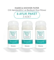 Bibimcos Madeca Shower Filter - Cilt Nemlendirici ve Besleyici Duş Filtresi 3'lü (6 Aylık Paket)