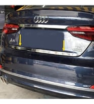 Audi A5 Krom Bagaj Alt Çıtası 2016 Üzeri Paslanmaz Çelik