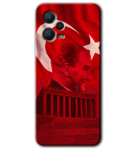 Redmi Note 12 5G Kılıf HD Desen Baskılı Kılıf - Anıtkabir Atatürk