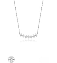SWAROVSKİ TAŞLI  ZİRCONİA SAMAN YOLU 925 AYAR GÜMÜŞ KOLYE