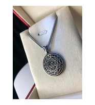 Hz. Süleyman Mührü Erkek Gümüş Kolye