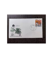 1986 CUBA FDC XXV. Aniv. DE LOS CİRCULOS İNFATİLES CUBA KÜBA İLK GÜN ZARFI ÇOCUK ÇEMBERİ 25. YIL