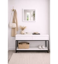 50 veya 38 Cm Ceviz, Antresit, Beyaz Ahşap Kare Ayna Çerçeveli - Antre Hol Banyo Mutfak Salon Wc