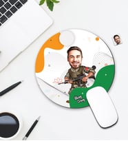 Kişiye Özel Karikatür Asker Tasarımlı Mouse Pad 097