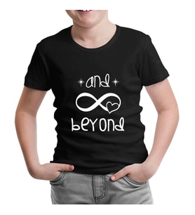 And Beyond Siyah Çocuk Tshirt