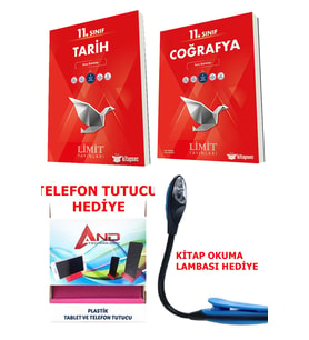 Limit Yayınları 2024-2025 Müfredat 11 Sınıf Tarih-Coğrafya Soru Bankası Geliştirici Set Video Çözümlü (Çok Renkli)