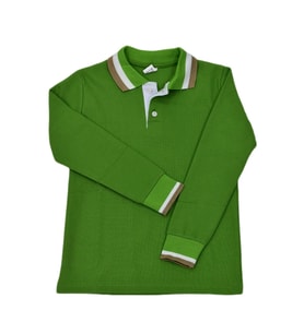 Kolej Polo Yaka Selanik Sweatshirt Yeşil İMM BGL-IMS-O