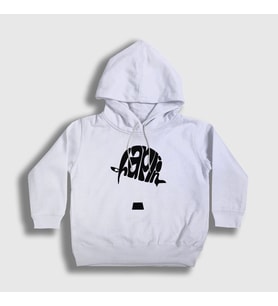 Presmono Unisex Çocuk Beyaz Hat Charlie Chaplin Kapüşonlu Sweatshirt 155350tt (Beyaz)