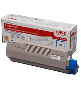 Tonersepeti Oki C5650-43872323 Mavi Orjinal Toner