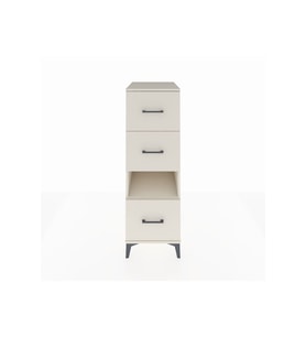 Kronos Dolap Tek Raflı 3 Çekmeceli 44x59x134 Aytaşı-Aytaşı