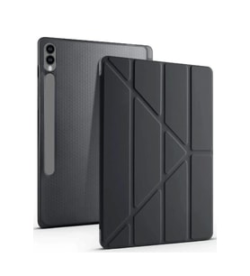 Newface Samsung Galaxy X610 Tab S9 FE Plus 12.4 Kılıf Kalemlikli Mars Tablet Kılıfı - Siyah