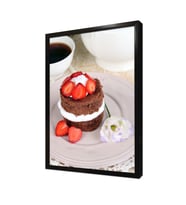 Çikolatalı Pasta Çerçeveli Mdf Tablo