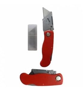 Katlanabilir Halıfleks Maket Bıçağı Üçgen Uçlu Falçata