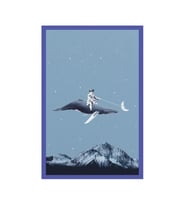 Aim for the Moon– Hayallere Yolculuk  İlham Veren Hediye Not Kartı Ve Kartpostal  10x15 (Koyu Turkuaz - Petrol - Kömür - Açık Gri)