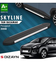 S-Dizayn Peugeot 3008 Skyline Aluminyum Yan Basamak 183 Cm 2009-2013 A+ Kalite