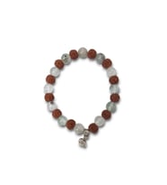 Rudrakşa, Kristal Kuvars Bileklik Ohm Sembollü Rudraksha 414-4