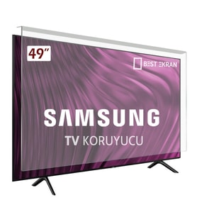 SAMSUNG 49M6000 TV EKRAN KORUYUCU - Samsung 49" inç Tv Ekran Koruyucu Şeffaf Paneli