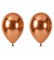 Bakır Renk Lateks krom Balon (45 cm) - 2 Adet