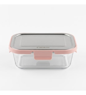 Cooker CKR3488 Cam Saklama Kabı 1000 ml Pembe