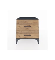 Kronos Komodin 2 Çekmeceli 60x59x64 Antrasit-Çam