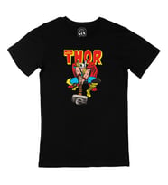 Thor The Mighty Avenger Siyah Tişört