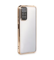 Xiaomi Redmi Note 11 Kılıf Razer Lensli Silikon - Gold
